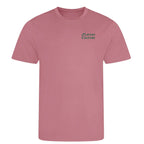 Golf Script t-shirt – pink men's t-shirt featuring the Golf Script Players Couture logo