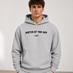 Match Of The Day name-print hoodie - grey
