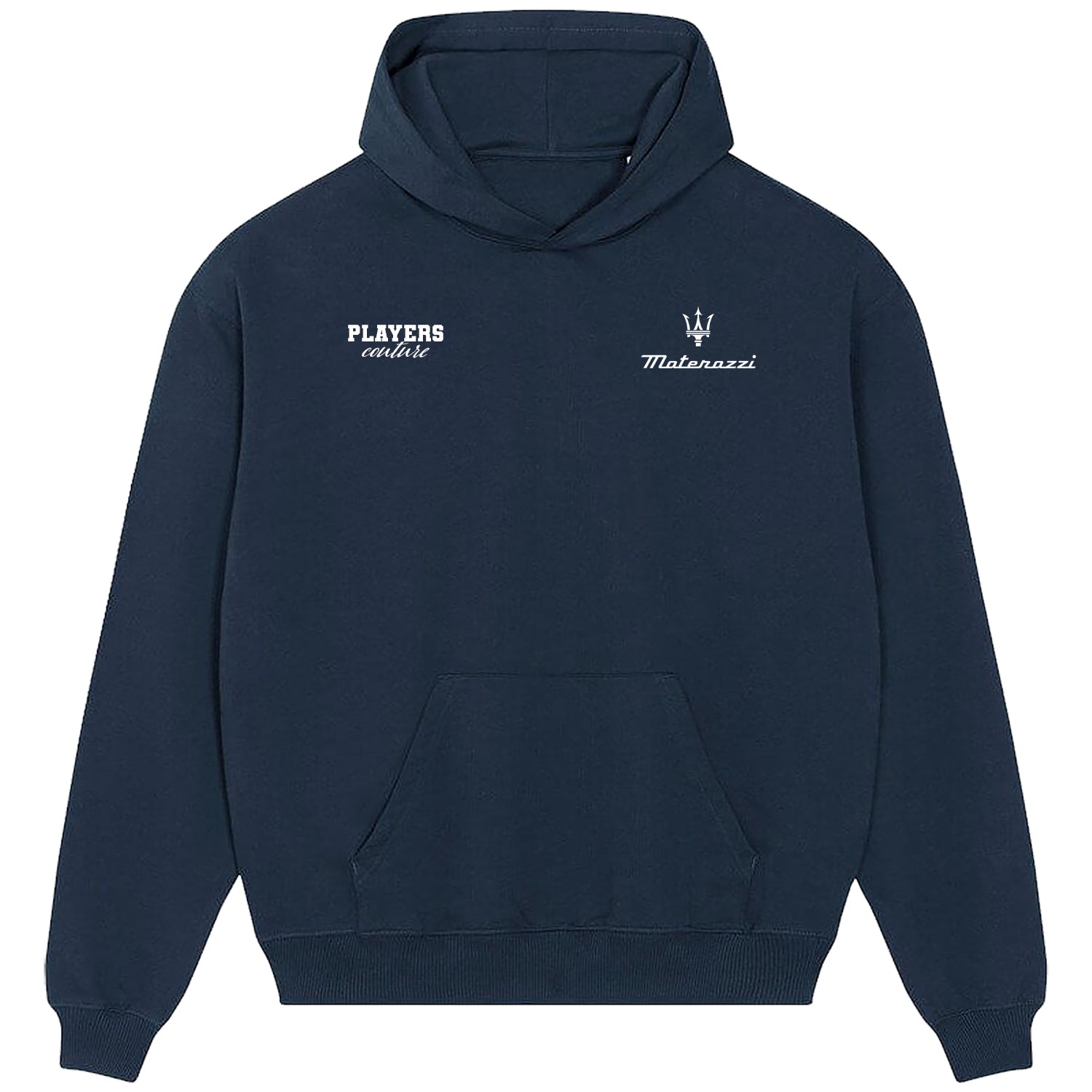 Marco Materazzi Logo Players Couture Men's Casual Hoodie Navy