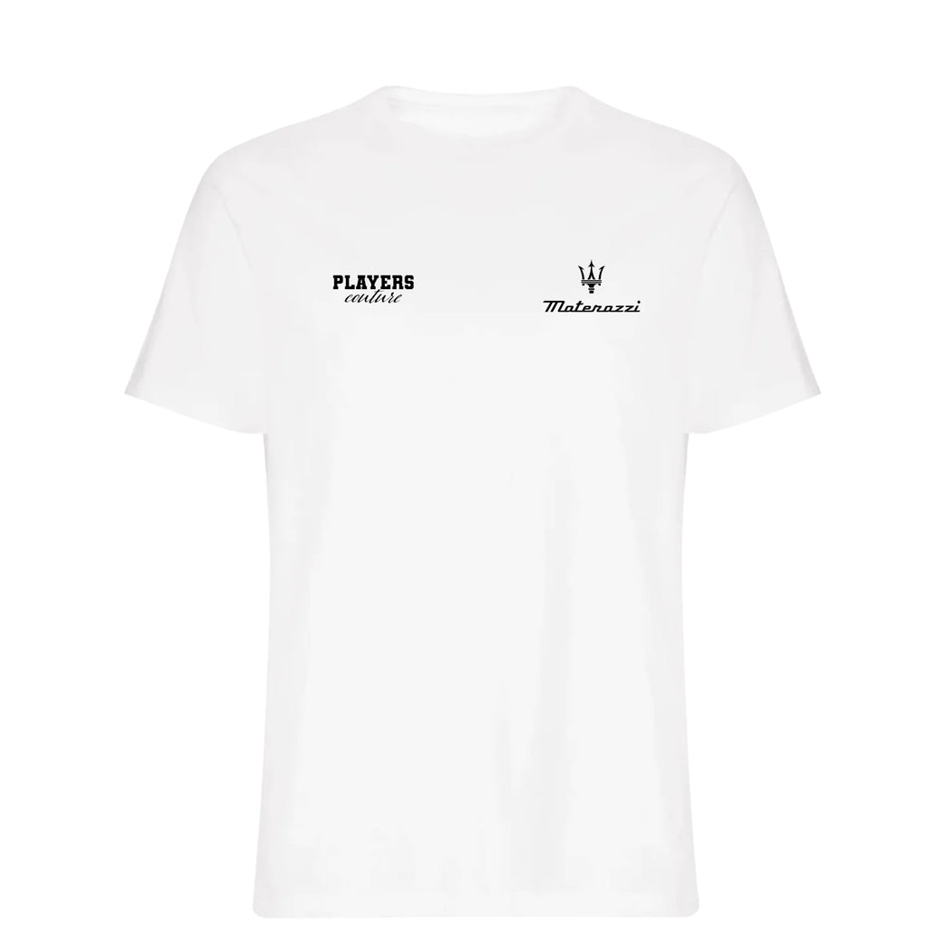 Marco Materazzi Logo Players Couture Mens T-Shirt White
