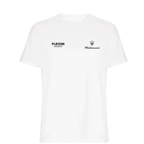 Marco Materazzi Logo Players Couture Mens T-Shirt White