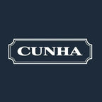 Matheus Cunha Logo Men's T-Shirt – navy close-up detail shot of the Matheus Cunha Players Couture logo design