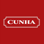 Matheus Cunha Logo Men's T-Shirt – red close-up detail shot of the Matheus Cunha Players Couture logo design