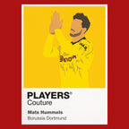 Mats Hummels Borussia Dortmund Icon Frame — Red