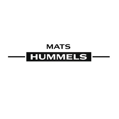 Mats Hummels Logo Men's T-Shirt – white close-up detail shot of the Mats Hummels Players Couture logo design