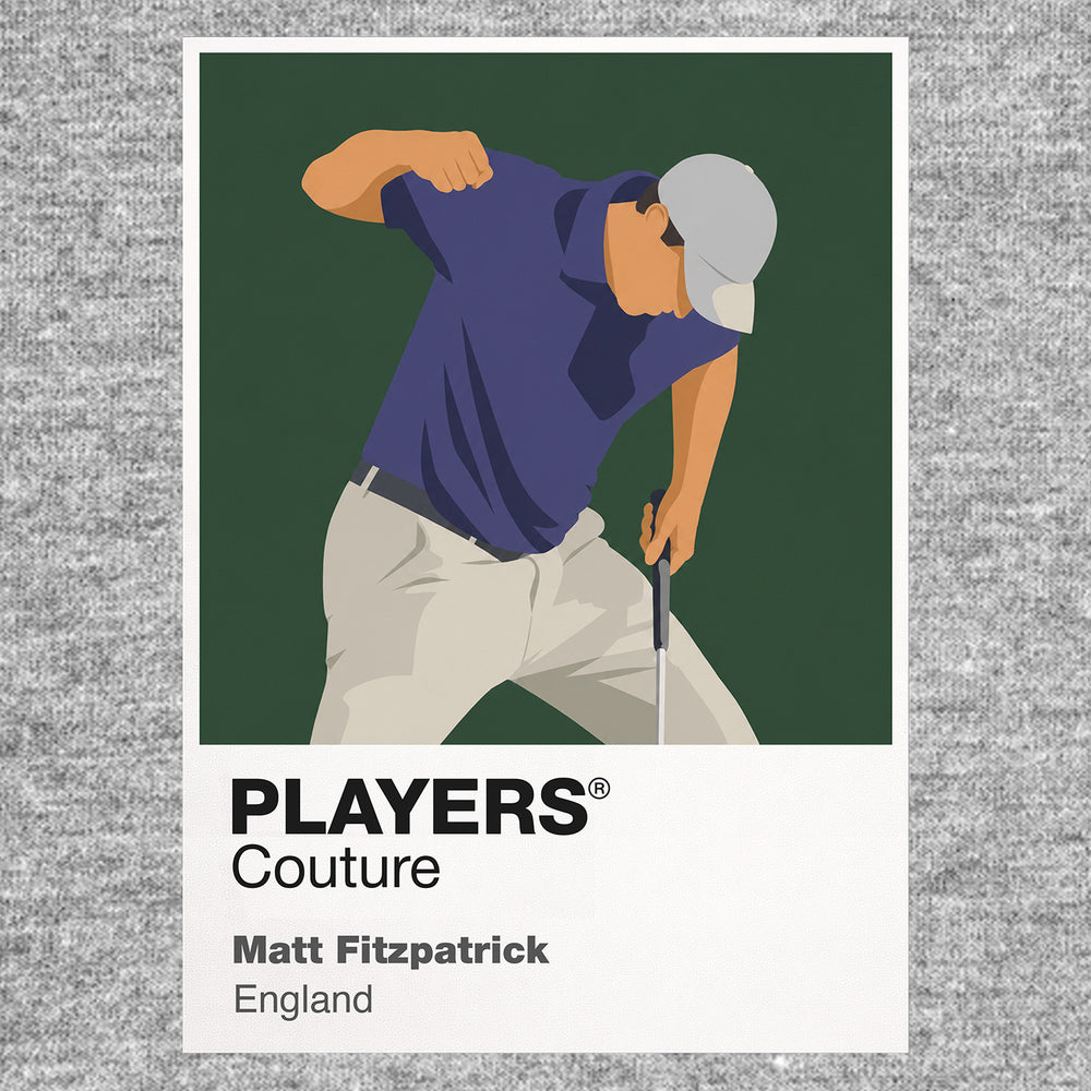 Matt Fitzpatrick Golf Icon Frame Men's Hoodie