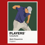 Matt Fitzpatrick Golf Icon Frame Men's Hoodie