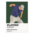 Matt Fitzpatrick Golf Icon Frame Men's Hoodie