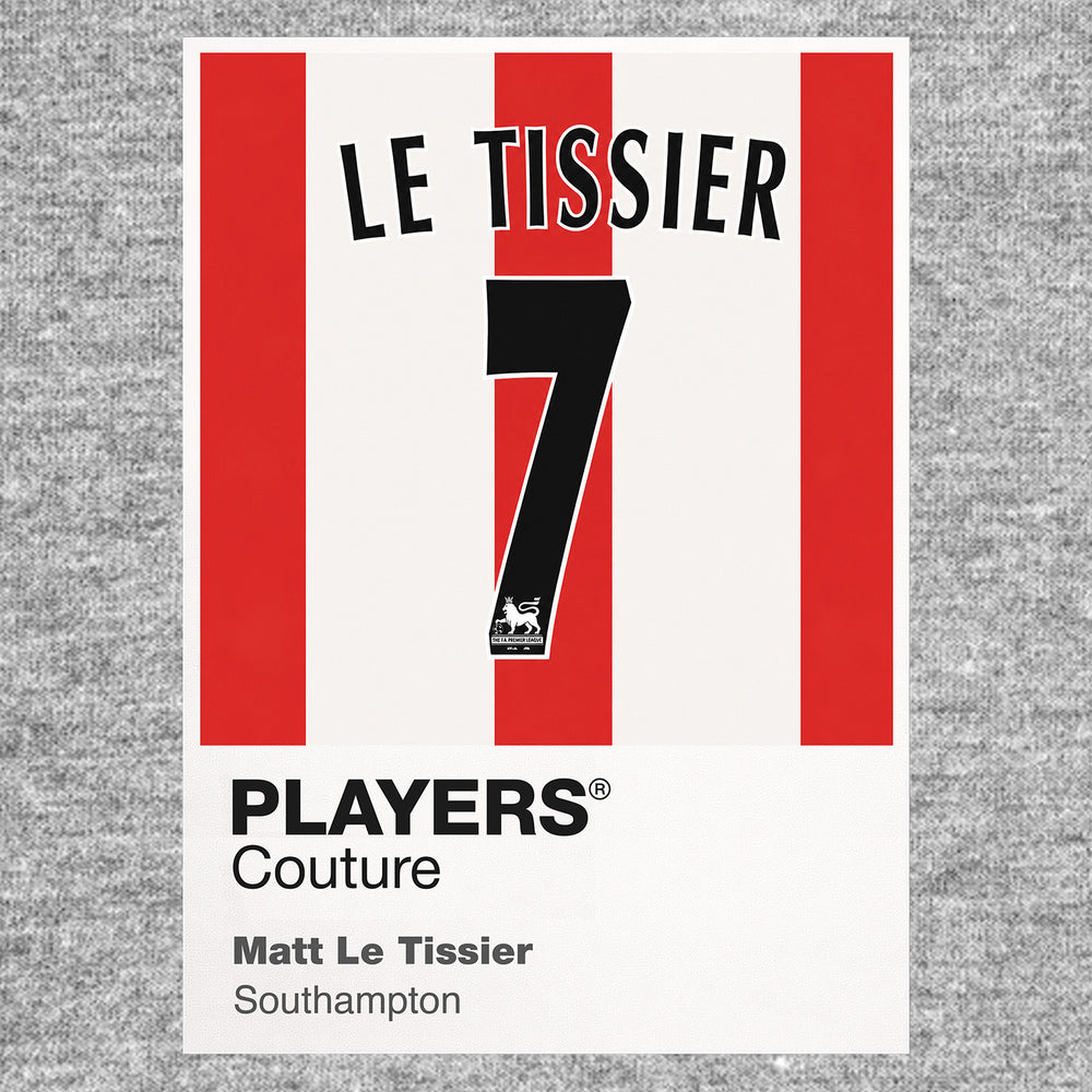 Matt Le Tissier 7 Football Shirt Frame Men's Hoodie