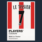 Matt Le Tissier 7 Football Shirt Frame Men's Hoodie