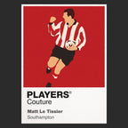 Matt Le Tissier Southampton Icon Frame Kids Hoodie — Black Artwork