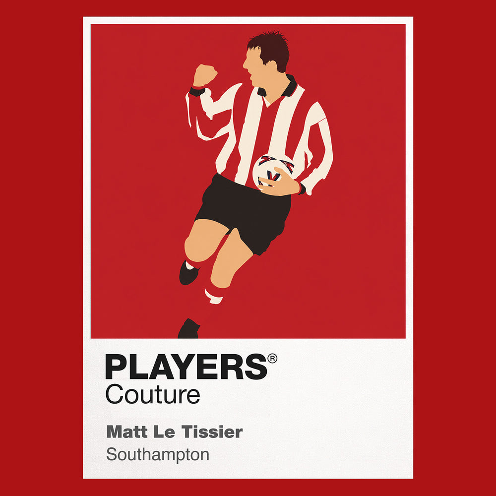 Matt Le Tissier Southampton Icon Frame — Red