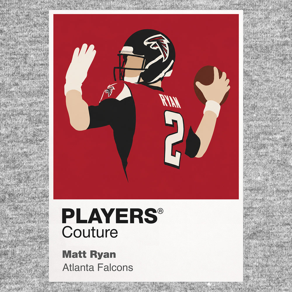 Matt Ryan Falcons American Football Icon Frame Men's T-Shirt