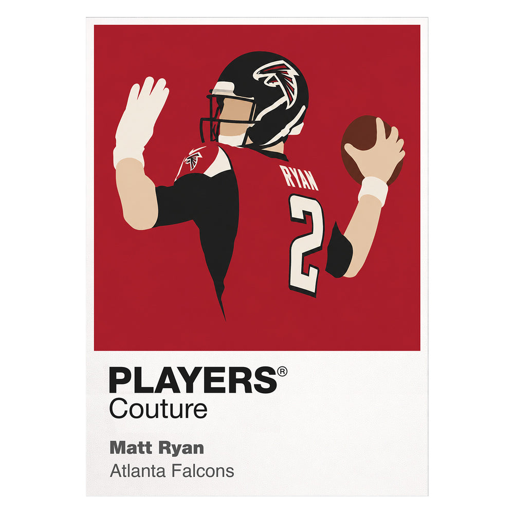 Matt Ryan Falcons American Football Icon Frame Men's T-Shirt