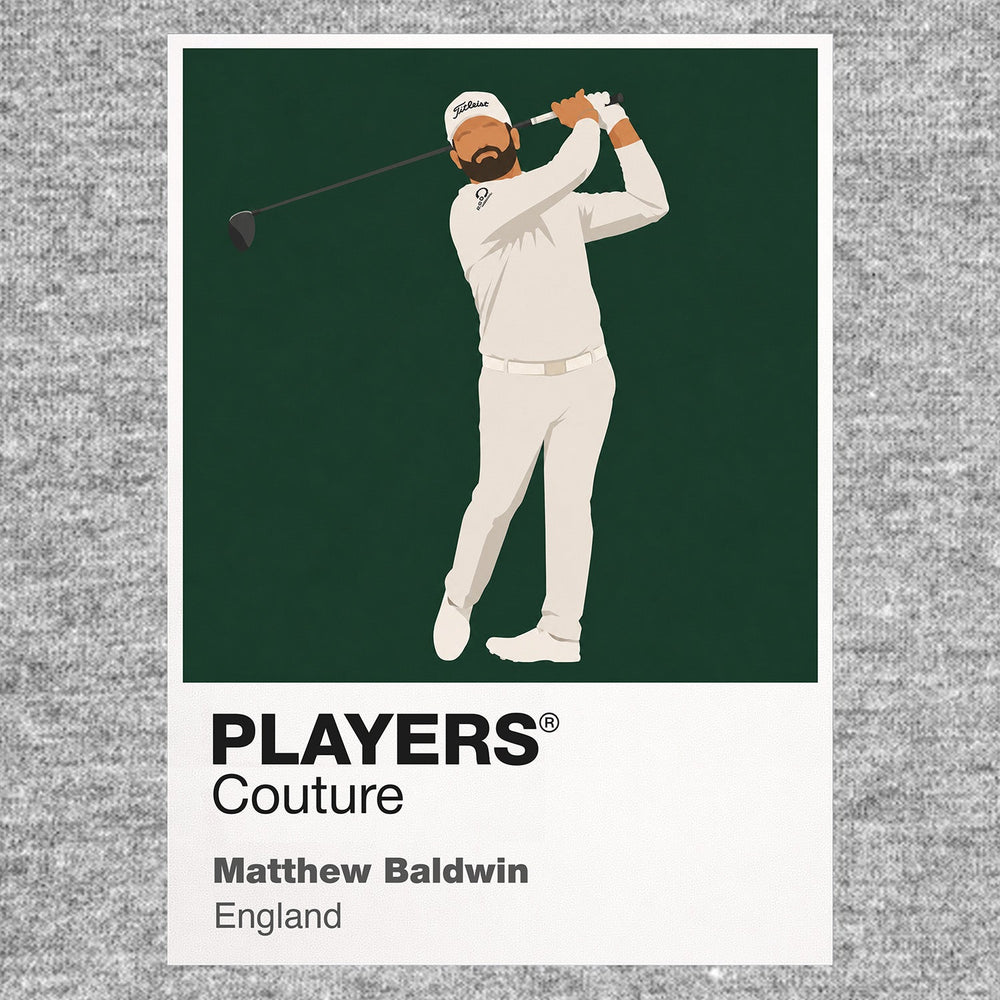 Matthew Baldwin Golf Icon Frame Men's Polo Shirt