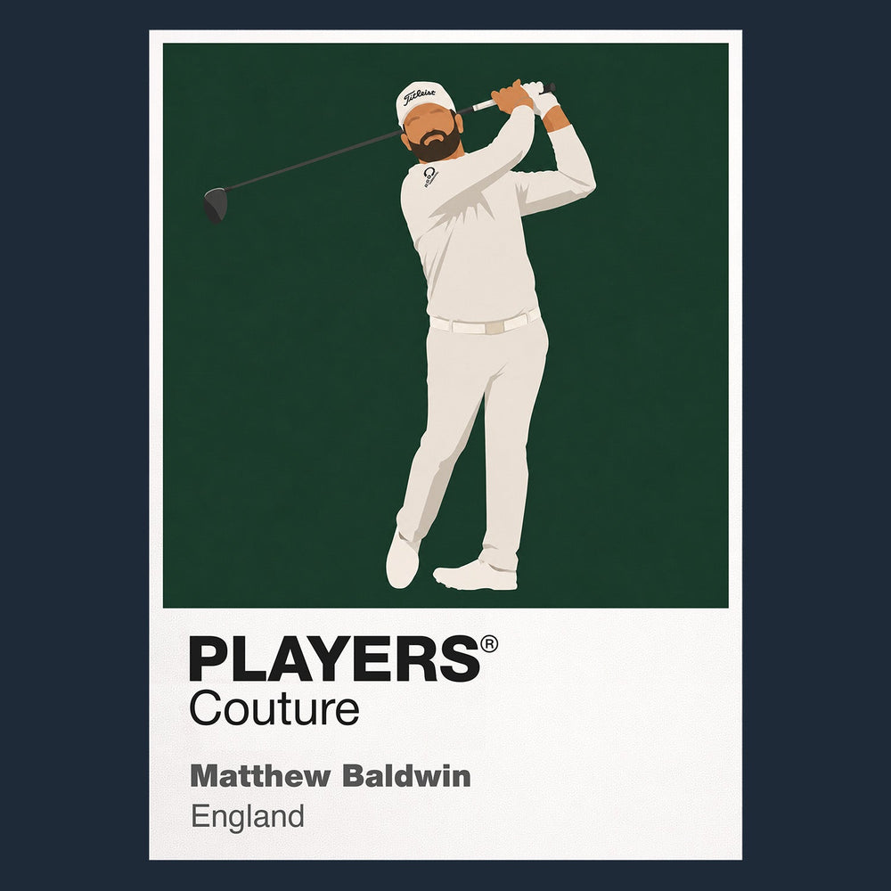 Matthew Baldwin Golf Icon Frame Men's Polo Shirt