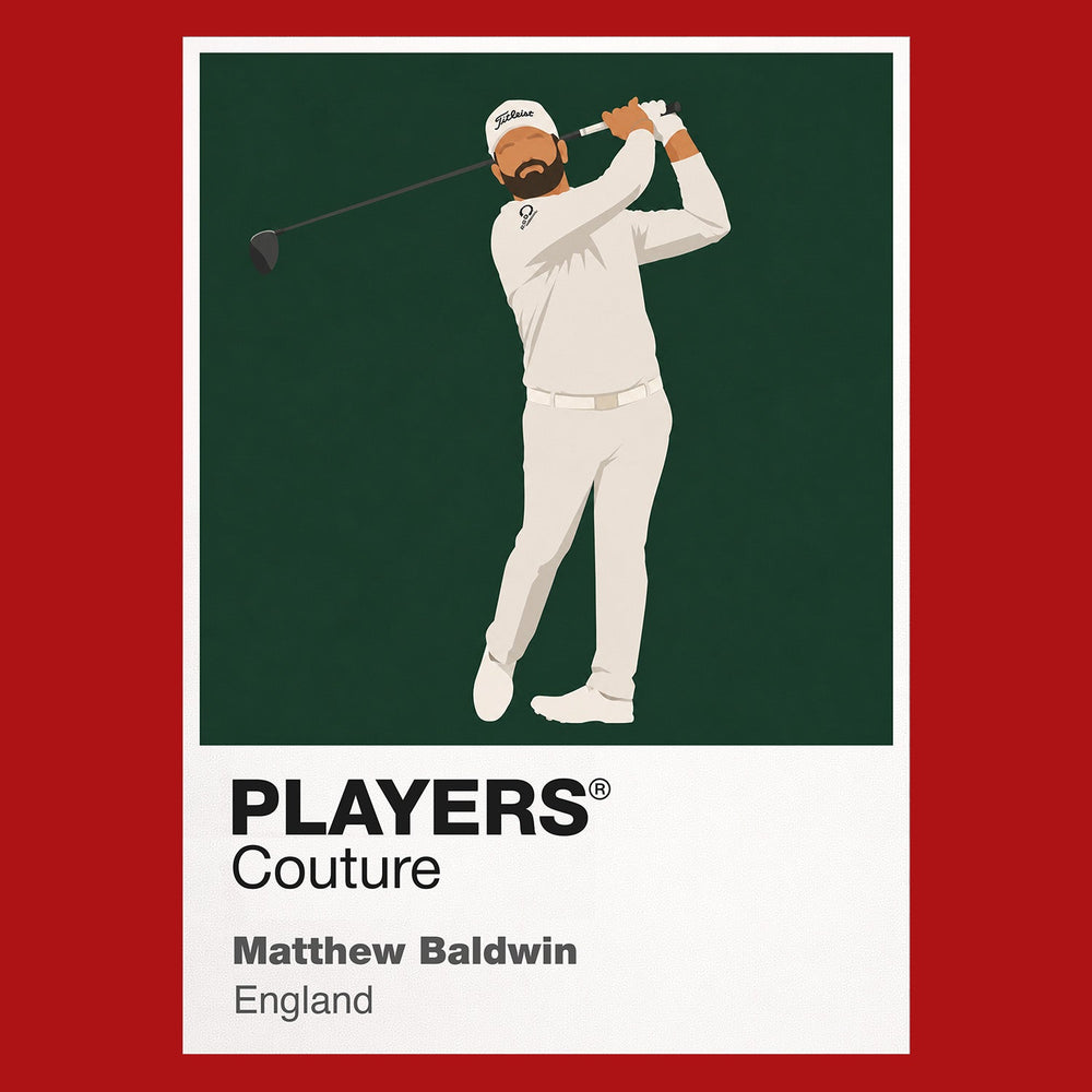 Matthew Baldwin Golf Icon Frame Men's Polo Shirt