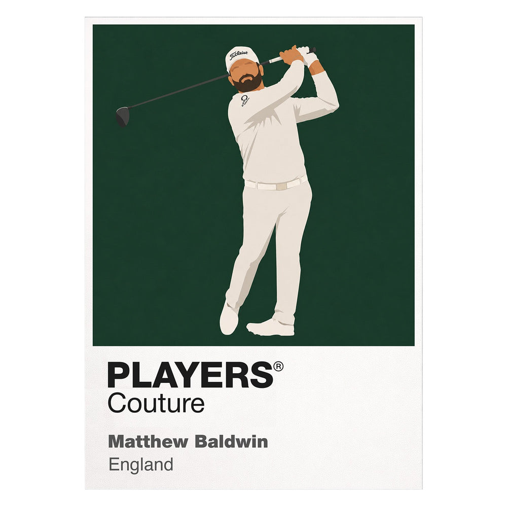Matthew Baldwin Golf Icon Frame Men's Polo Shirt