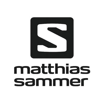 Matthias Sammer Logo Men's T-Shirt – white close-up detail shot of the Matthias Sammer Players Couture logo design