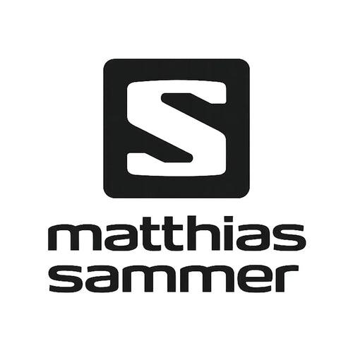 Matthias Sammer Logo Men's T-Shirt – white close-up detail shot of the Matthias Sammer Players Couture logo design