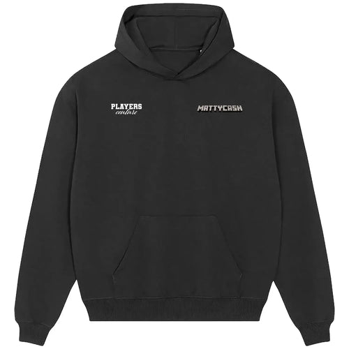 Matty Cash hoodie – black men's hoodie featuring the Matty Cash Players Couture logo