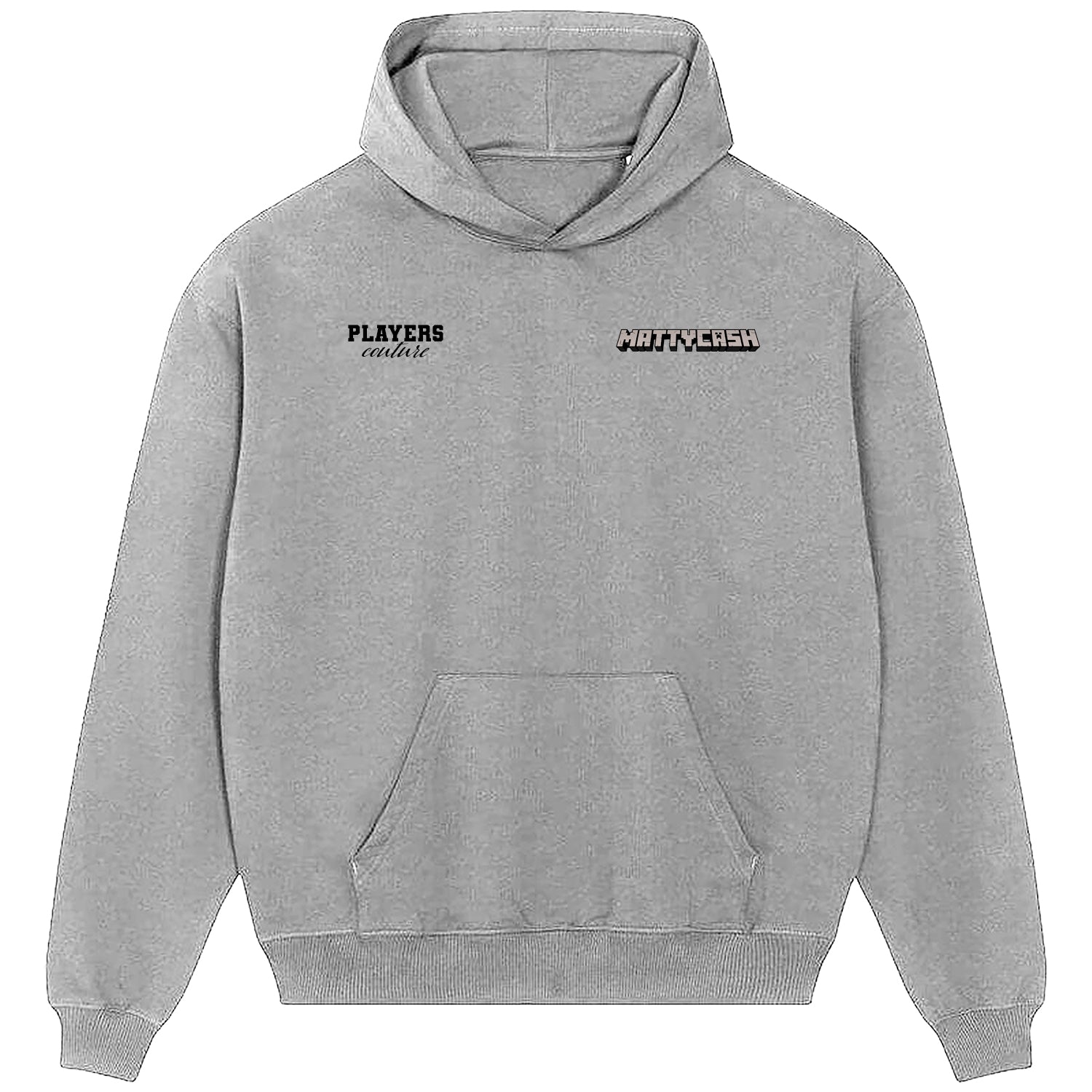 Matty Cash Logo Players Couture Men's Casual Hoodie Gray