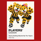You're Getting Mauled By The Tigers Icon Frame artwork in red