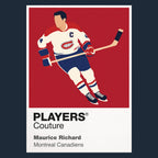 Maurice Richard Canadiens Ice Hockey Icon Frame Men's T-Shirt – image 8