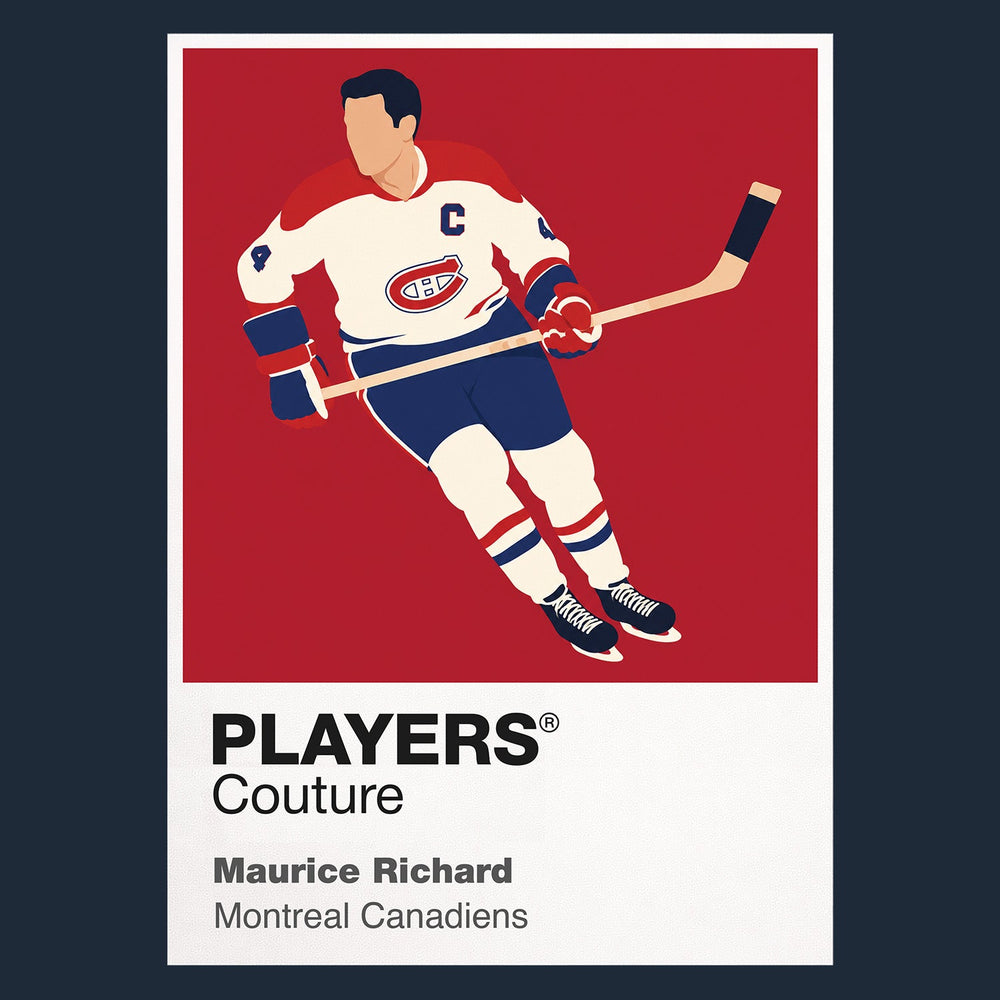 Maurice Richard Canadiens Ice Hockey Icon Frame Men's Hoodie – image 1