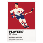 Maurice Richard Canadiens Ice Hockey Icon Frame Men's Hoodie – image 8