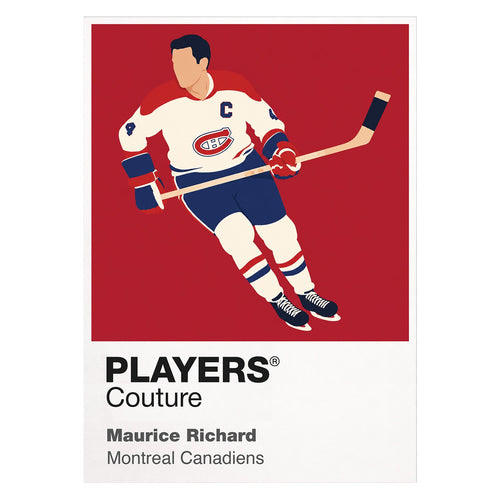 Maurice Richard Canadiens Ice Hockey Icon Frame Men's T-Shirt – image 1