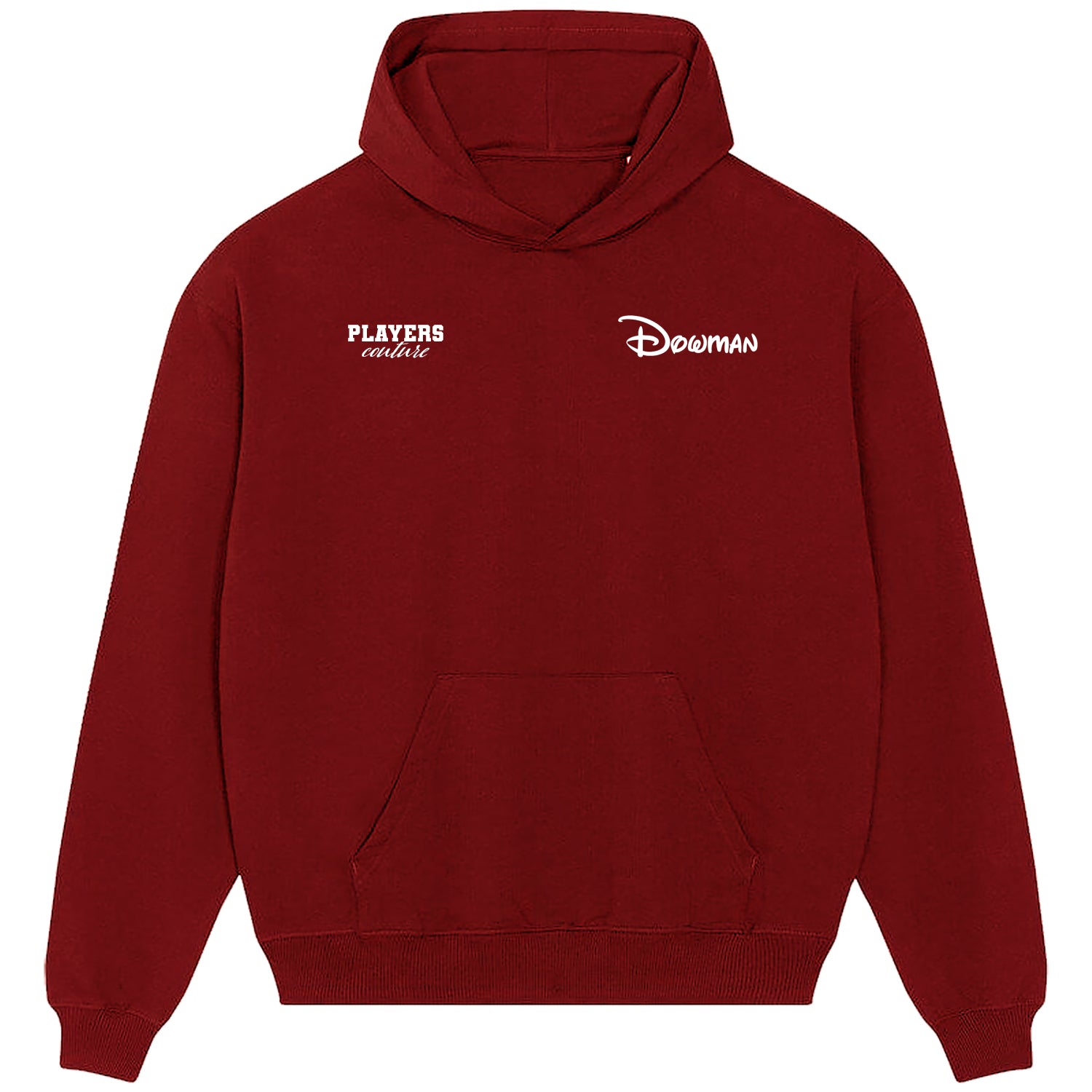 Max Dowman Logo Players Couture Men's Casual Hoodie Red