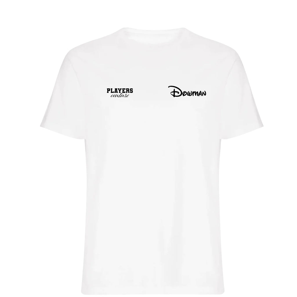 Max Dowman Logo Players Couture Mens T-Shirt White