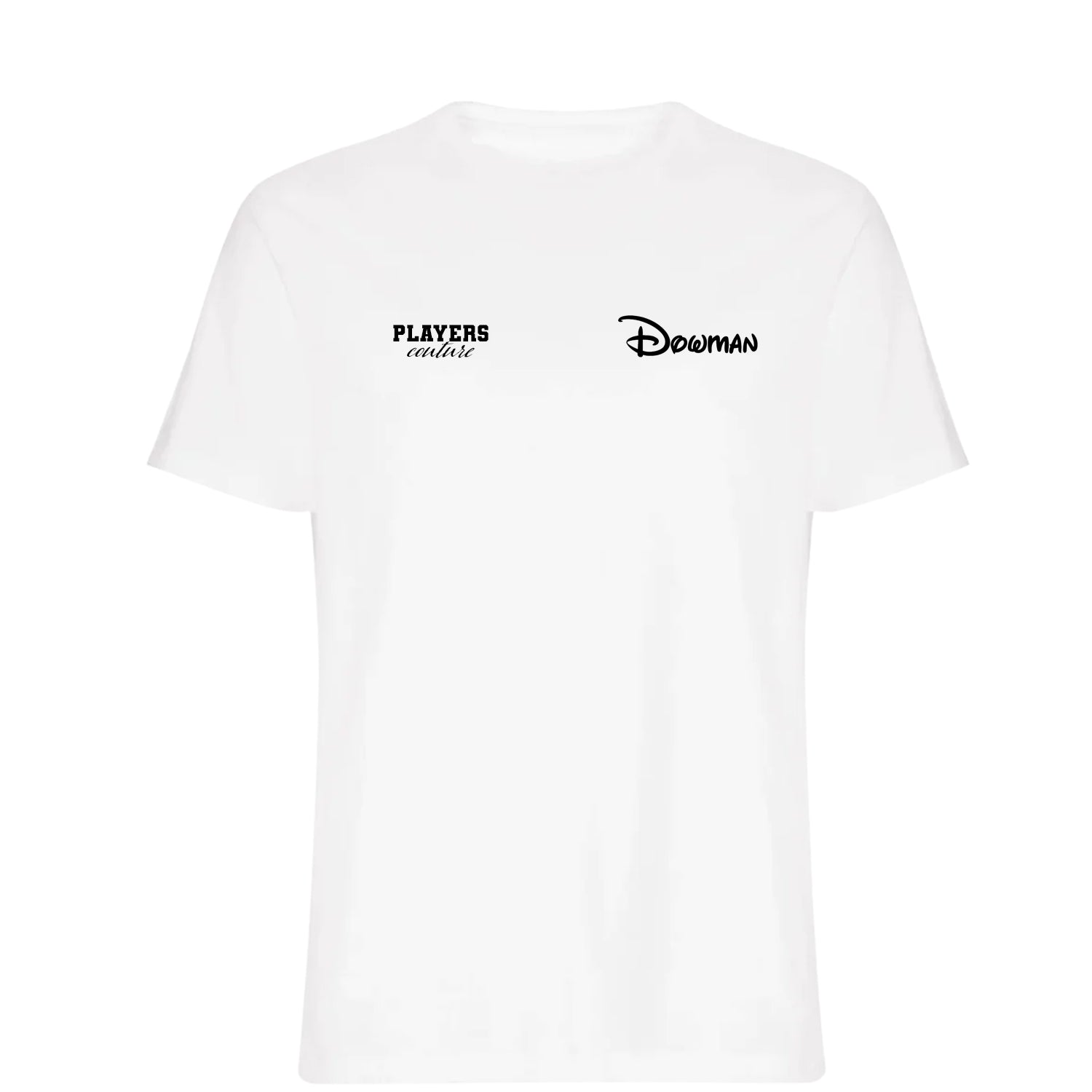 Max Dowman Logo Players Couture Mens T-Shirt White