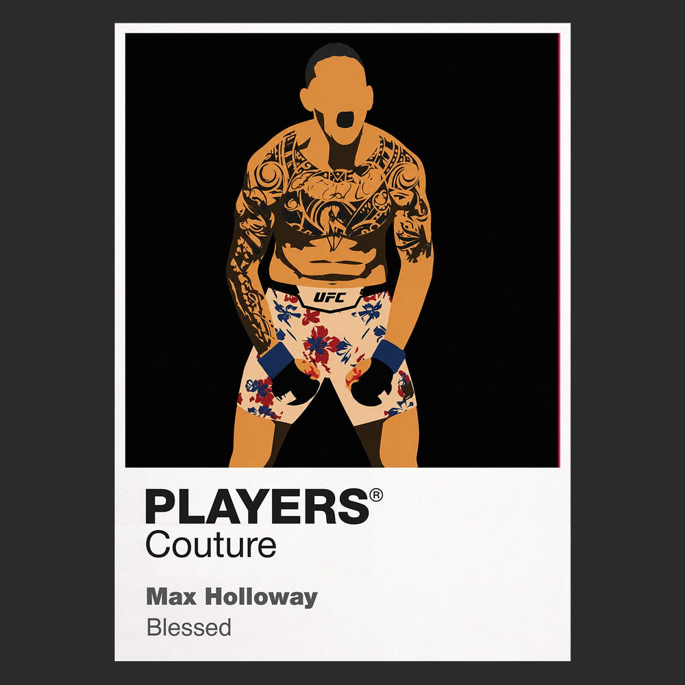 Max Holloway UFC Icon Frame Men's Hoodie