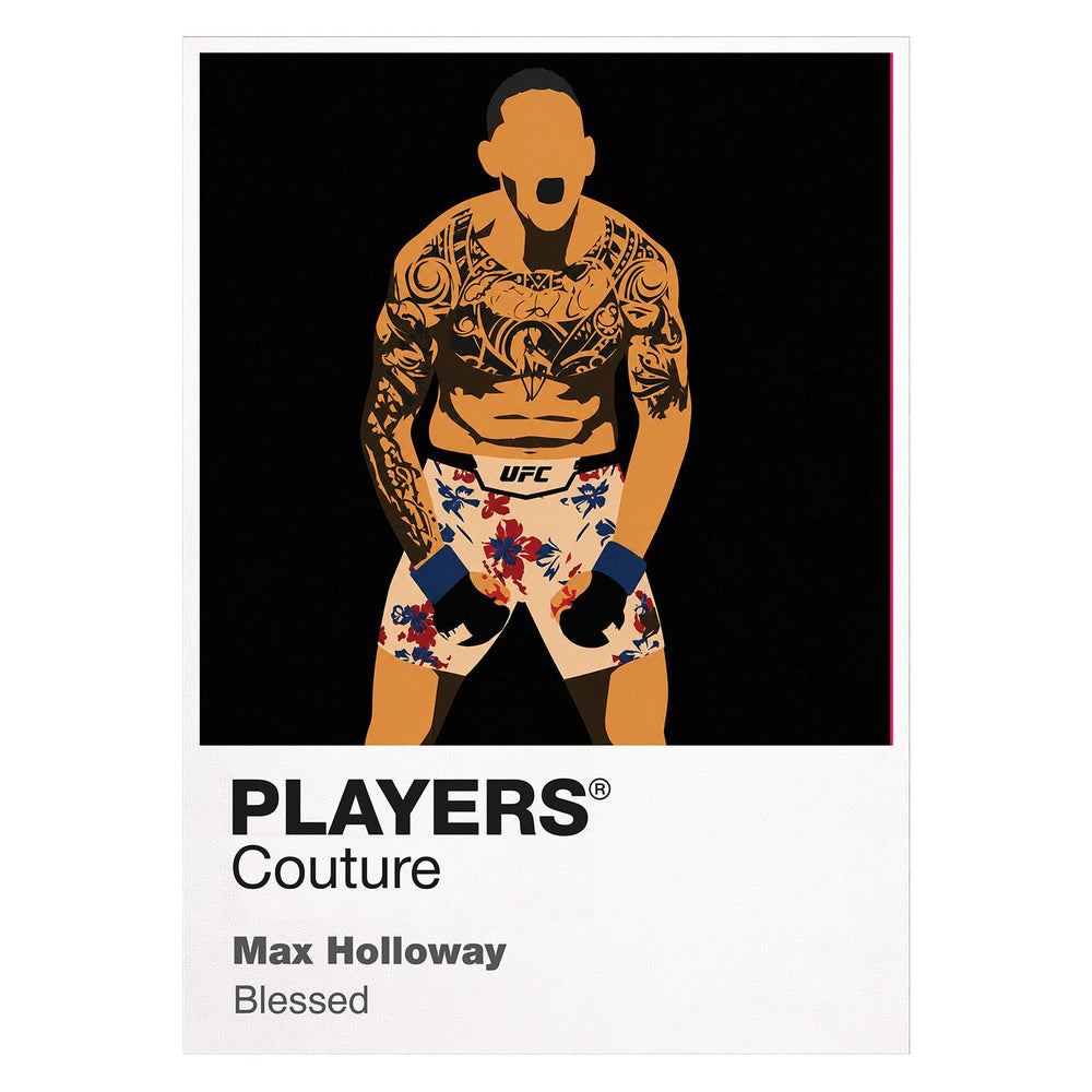 Max Holloway UFC Icon Frame Men's Hoodie