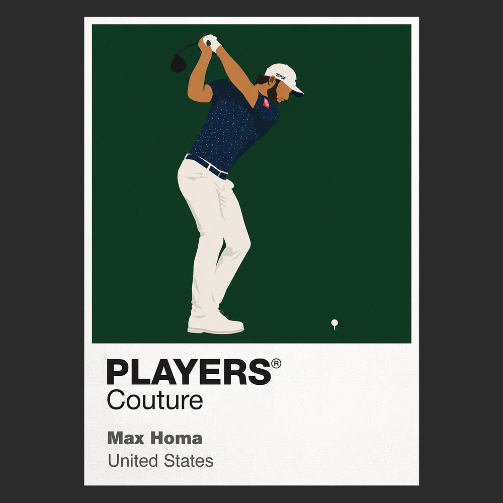 Max Homa Golf Icon Frame Men's Polo Shirt