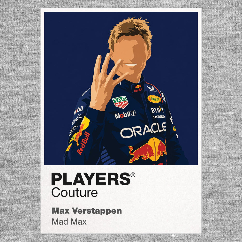 Max Verstappen Formula 1 T-shirt – grey view