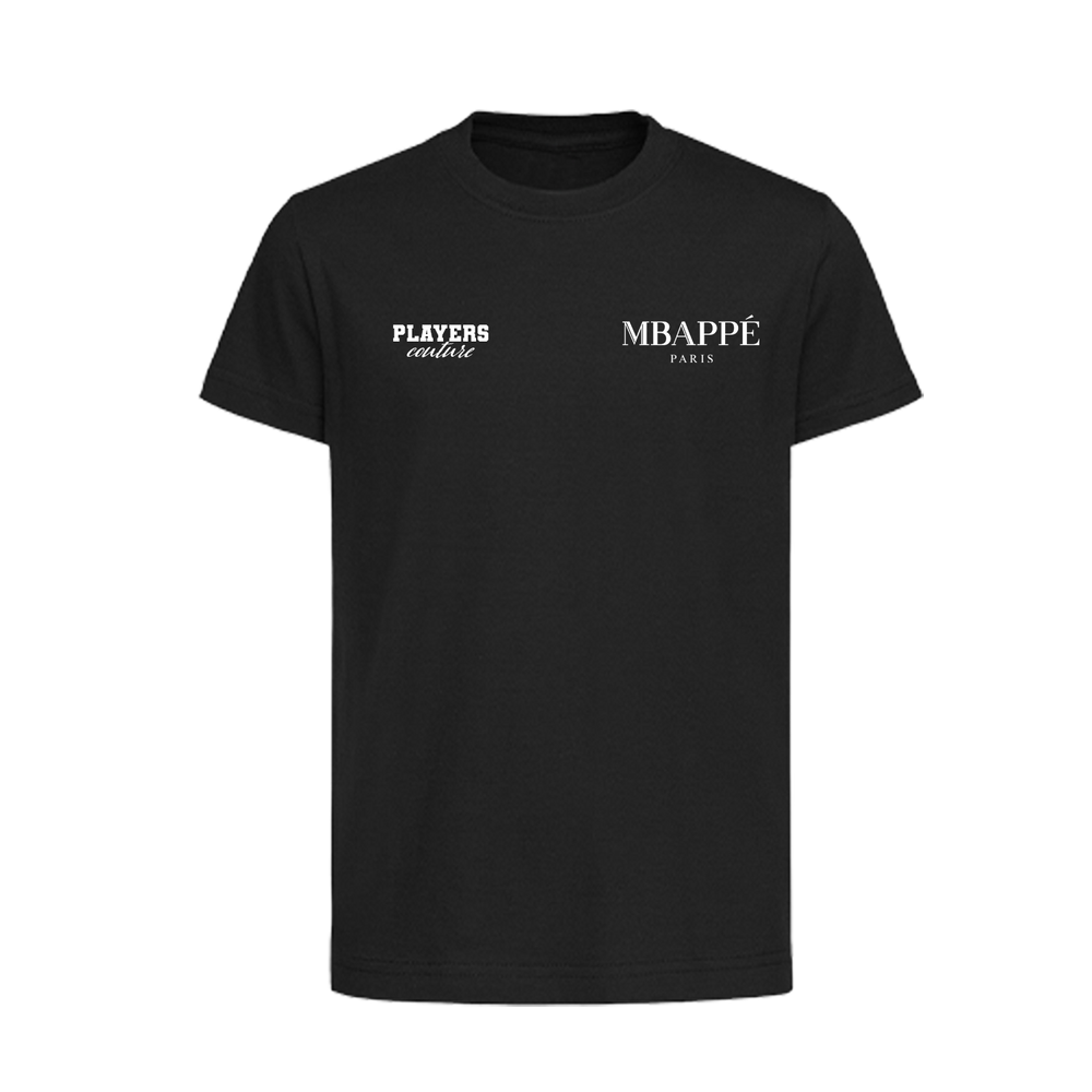 Mbappe Logo Players Couture Kids T-Shirt Black