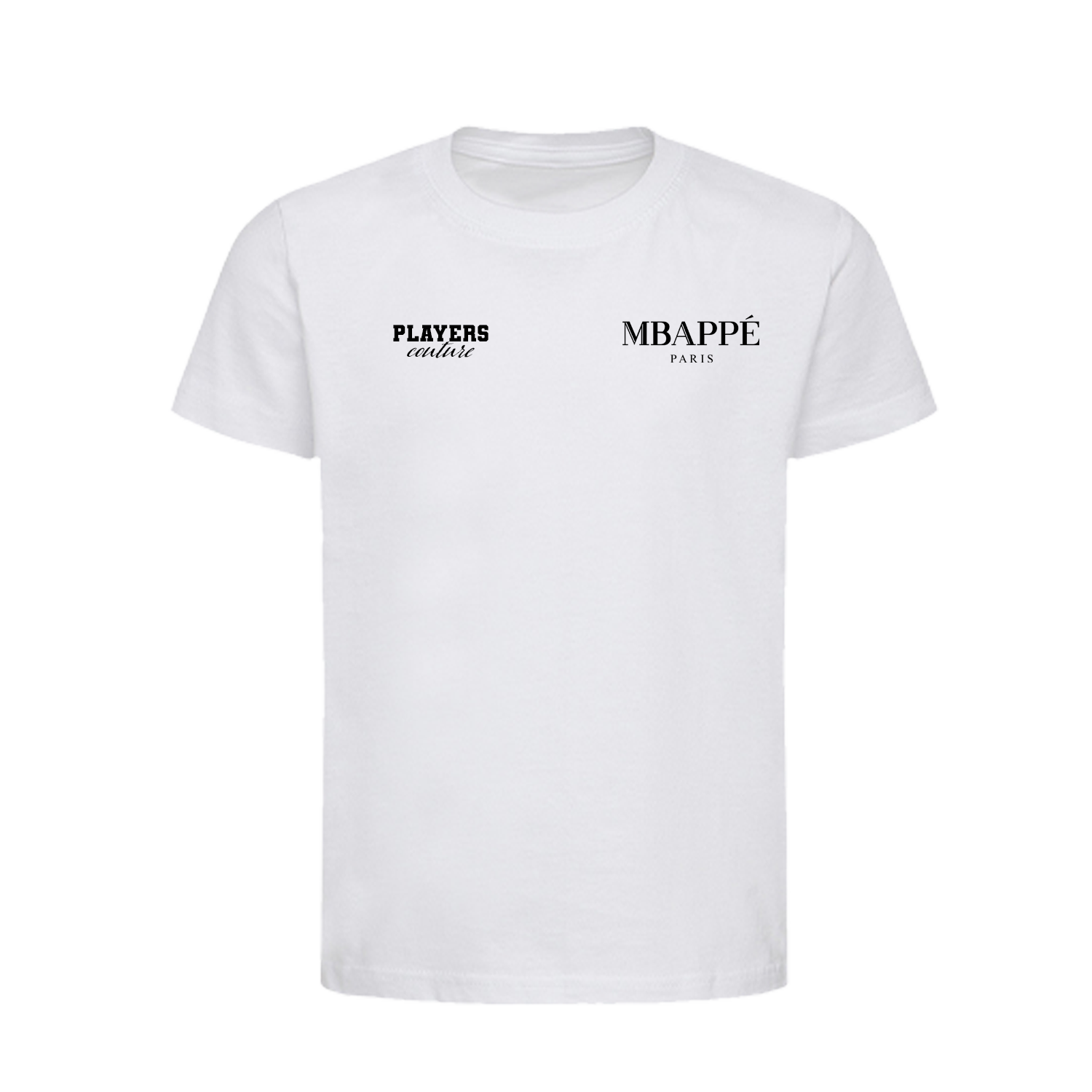 Mbappe Logo Players Couture Kids T-Shirt White