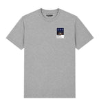 Mbappé, Messi and Neymar PSG Icons in Lights Frame Men's T-Shirt in Gray
