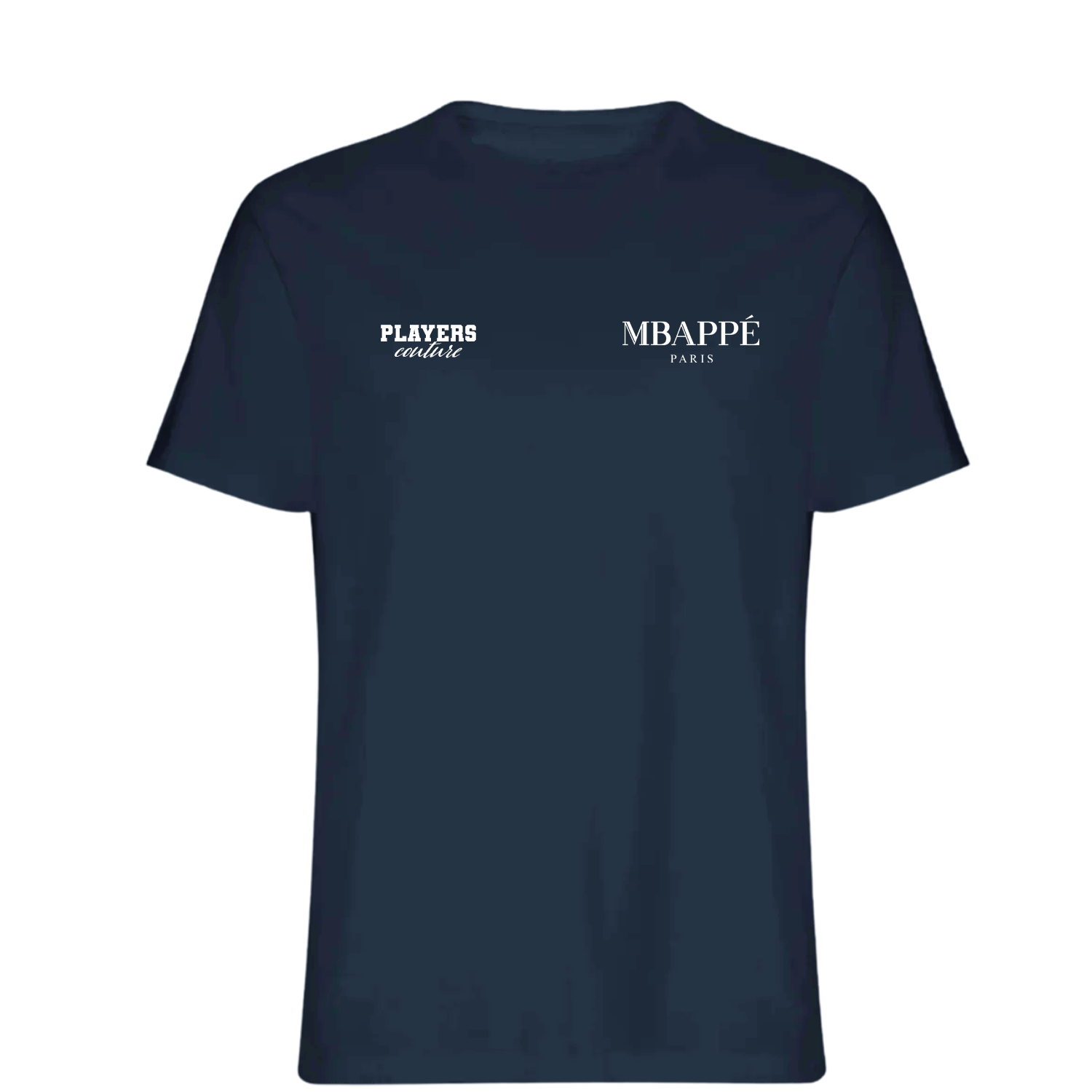 Kylian Mbappe Paris Logo Players Couture Mens T-Shirt Navy