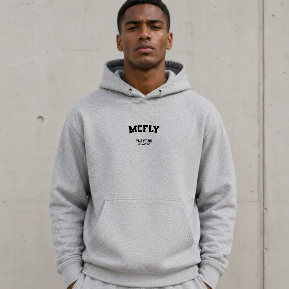 McFly name-print hoodie - grey