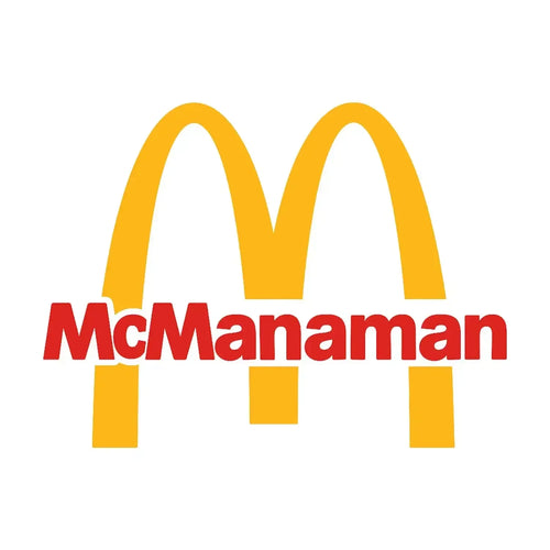 Steve McManaman Logo Men's T-Shirt – white close-up detail shot of the Steve McManaman Players Couture logo design