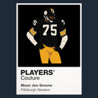 Mean Joe Greene Steelers American Football Icon Frame Men's T-Shirt