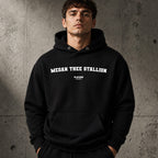 Megan Thee Stallion name-print hoodie - black