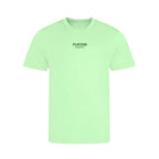 Essentials Collection t-shirt – green kids' t-shirt with white Essentials Collection letters and Players Couture logo on the