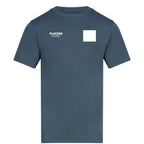 Custom Upload Your Logo Men's Cotton T-Shirt – close-up detail shot of the Custom Upload Your Players Couture logo design