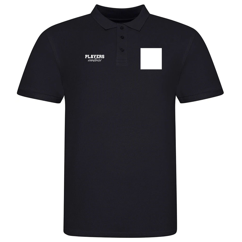 Custom Upload Your Logo  Essentials Players Couture Men's Cotton Pique Polo Shirt