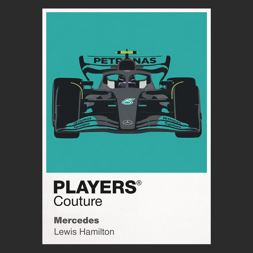 Mercedes Lewis Hamilton Formula 1 T-shirt – black view